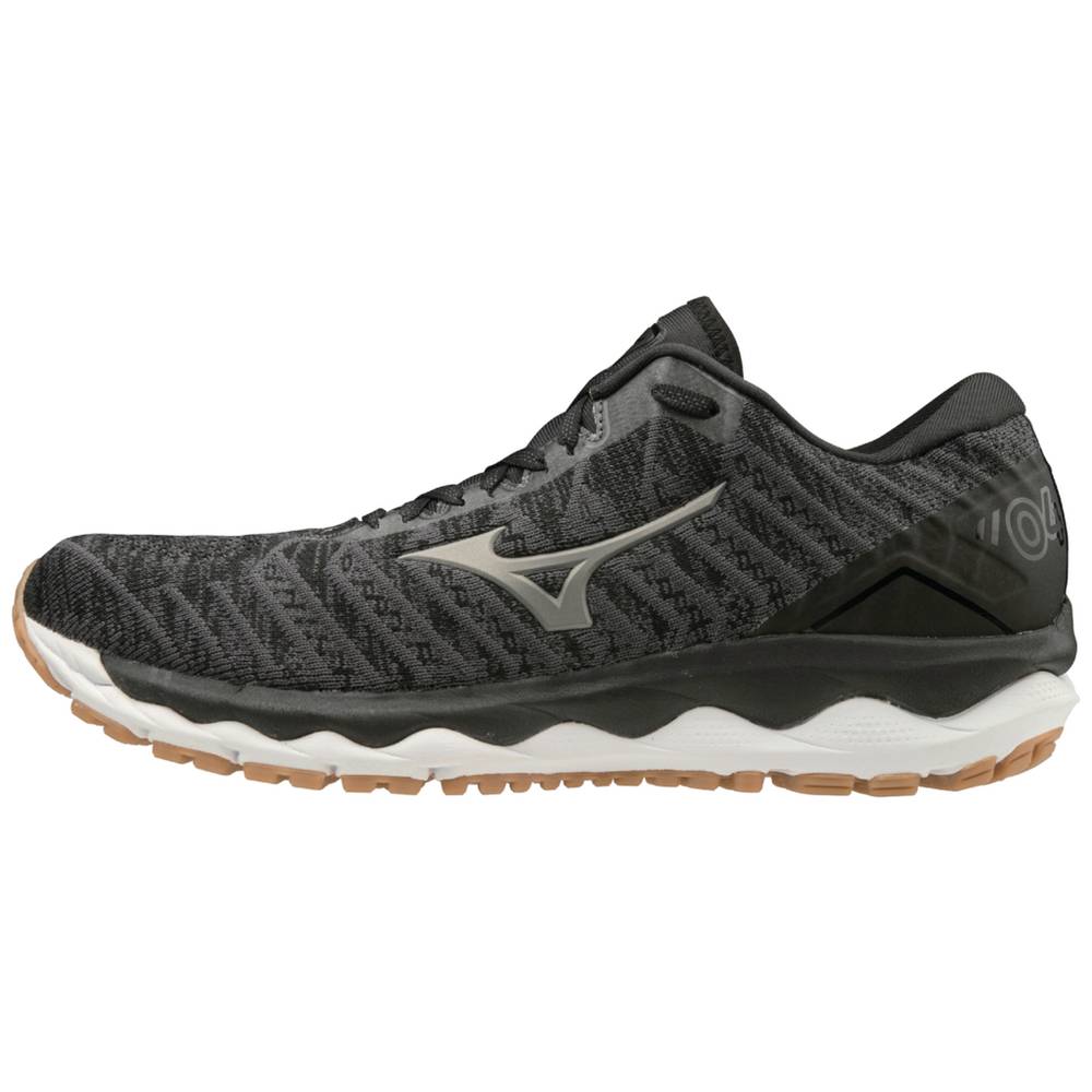 Mizuno Wave Sky 4 WAVEKNIT™ - Erkek Koşu Ayakkabısı - Koyu Gri Türkiye (LGBHJT-469)